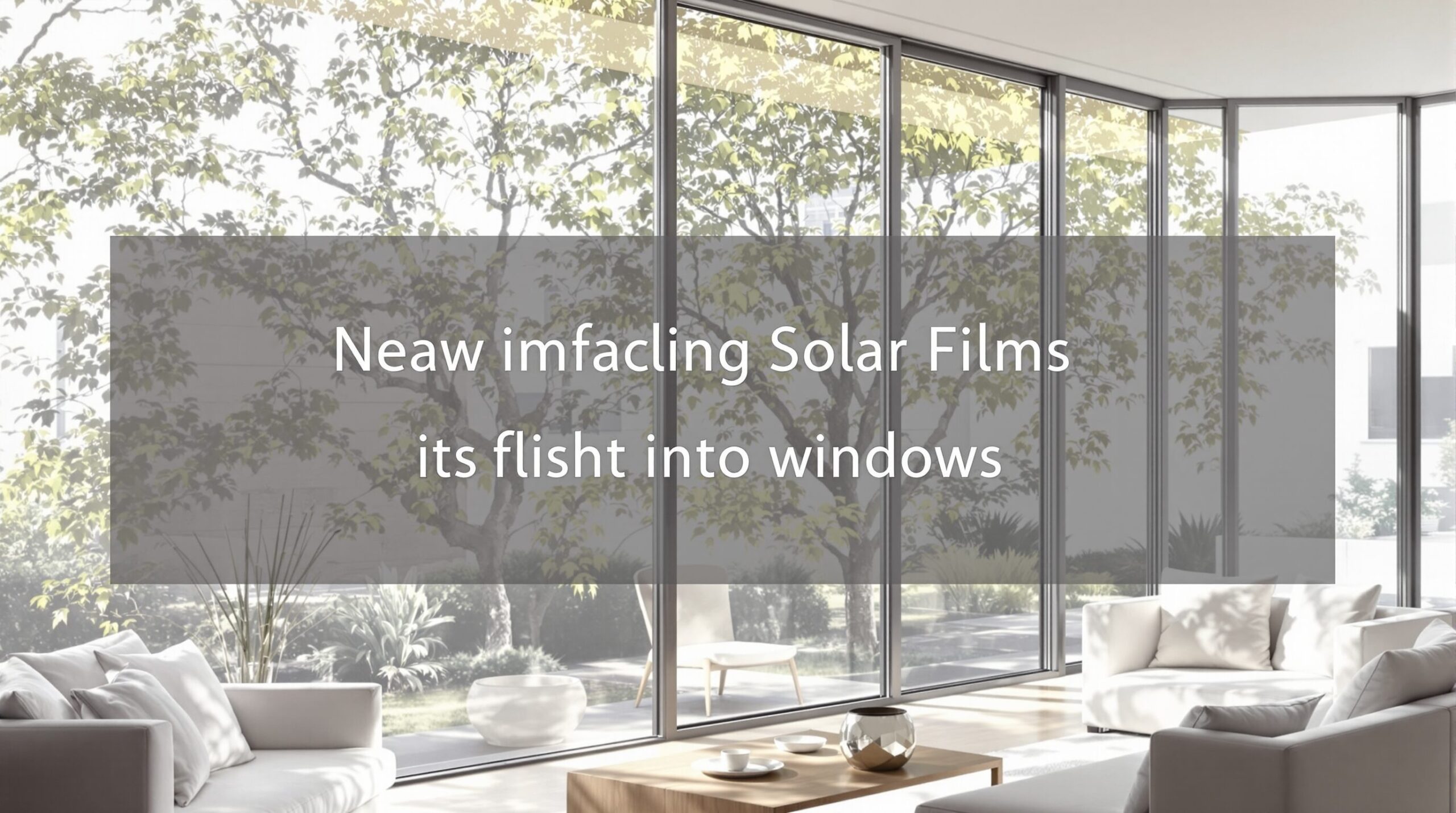Les films solaires dans le monde de la décoration en 2025