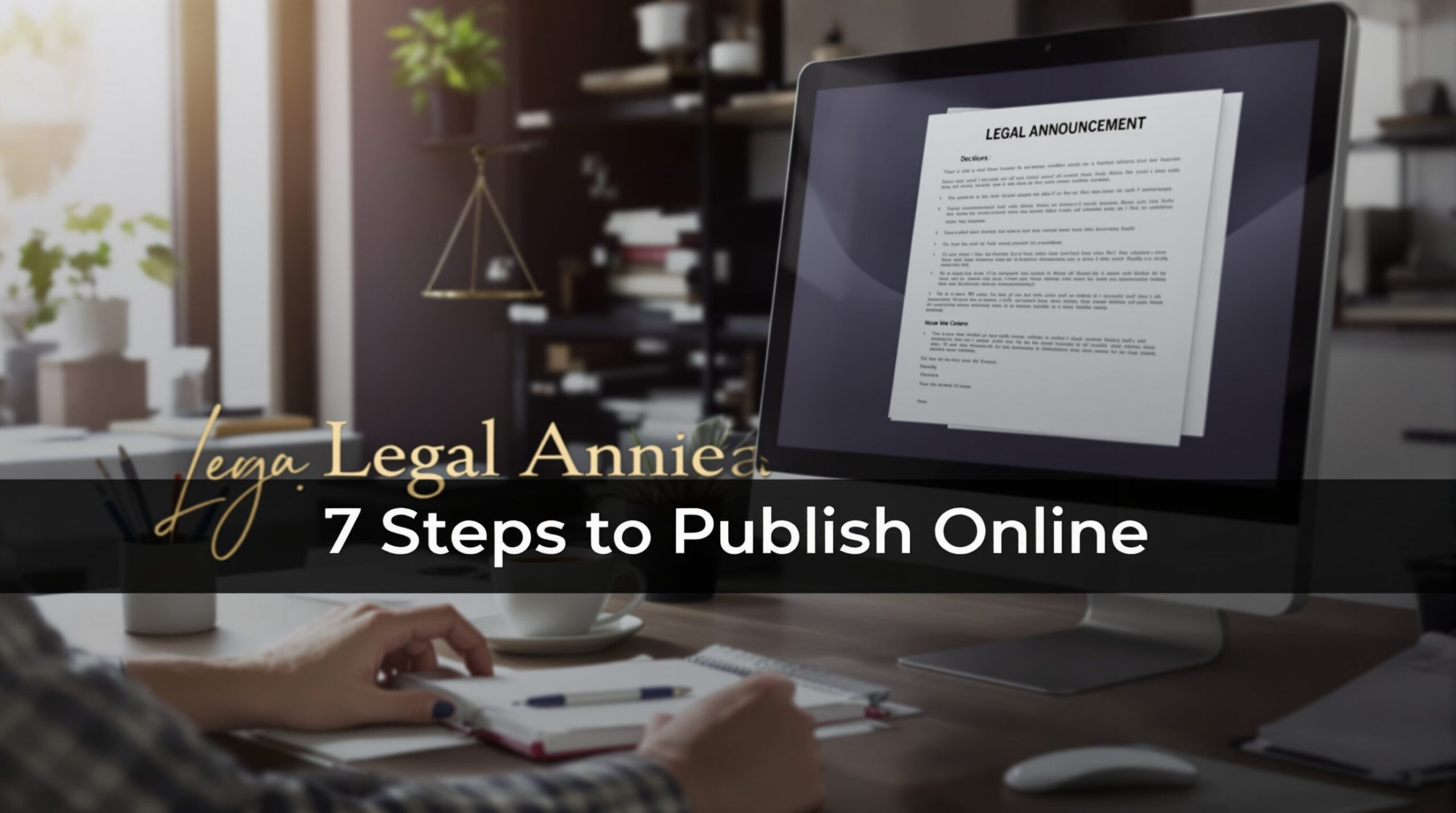 Annonce légale : les 7 étapes à suivre pour publier en ligne