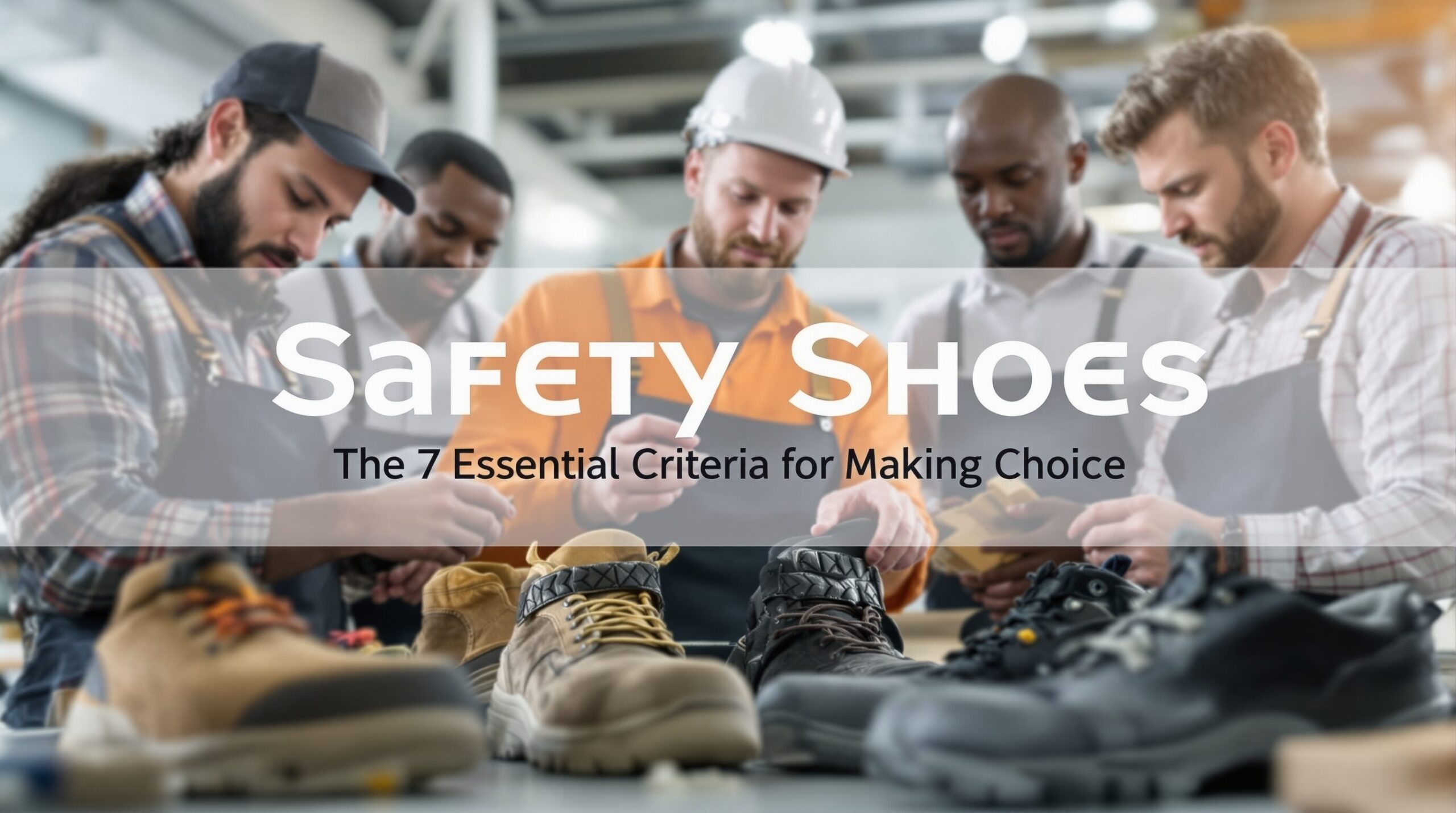 Chaussures de sécurité : les 7 critères essentiels pour faire le bon choix
