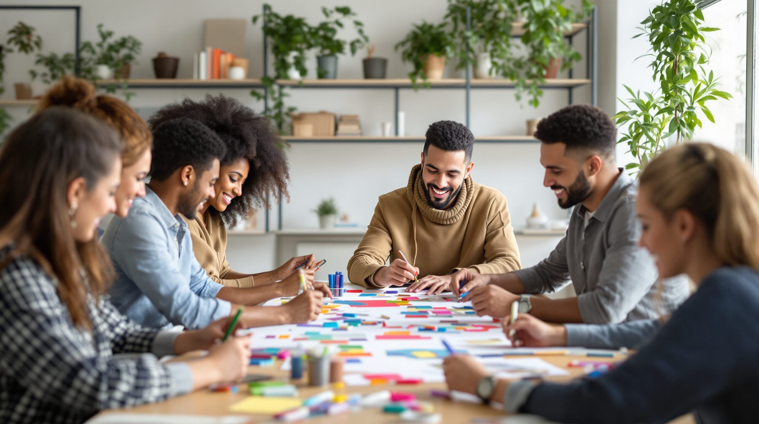 Comment des ateliers créatifs en entreprise transforment la cohésion d’équipe durablement