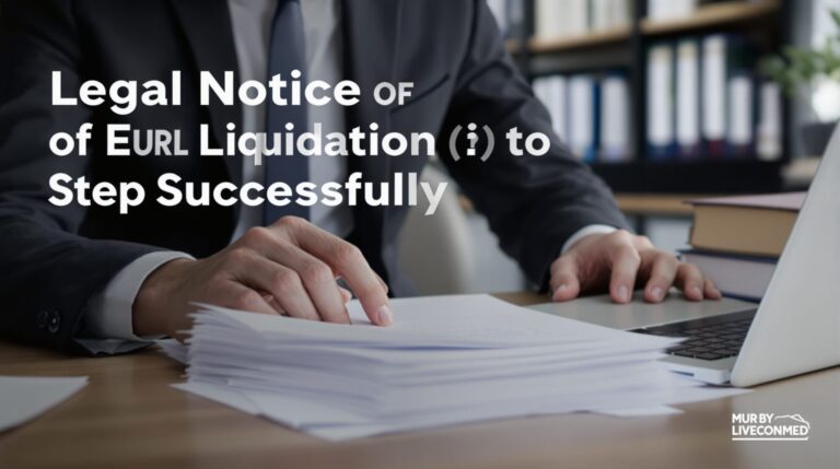 Annonce légale de liquidation EURL