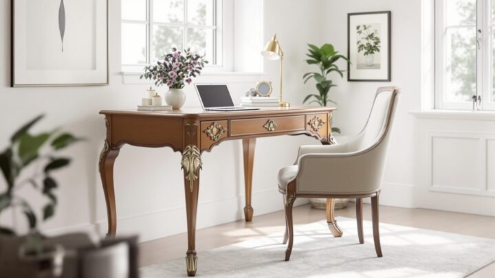 Aménager un espace de travail élégant : l’alliance du confort et du style avec un bureau Louis XV