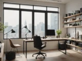 distance entre bureau et mur