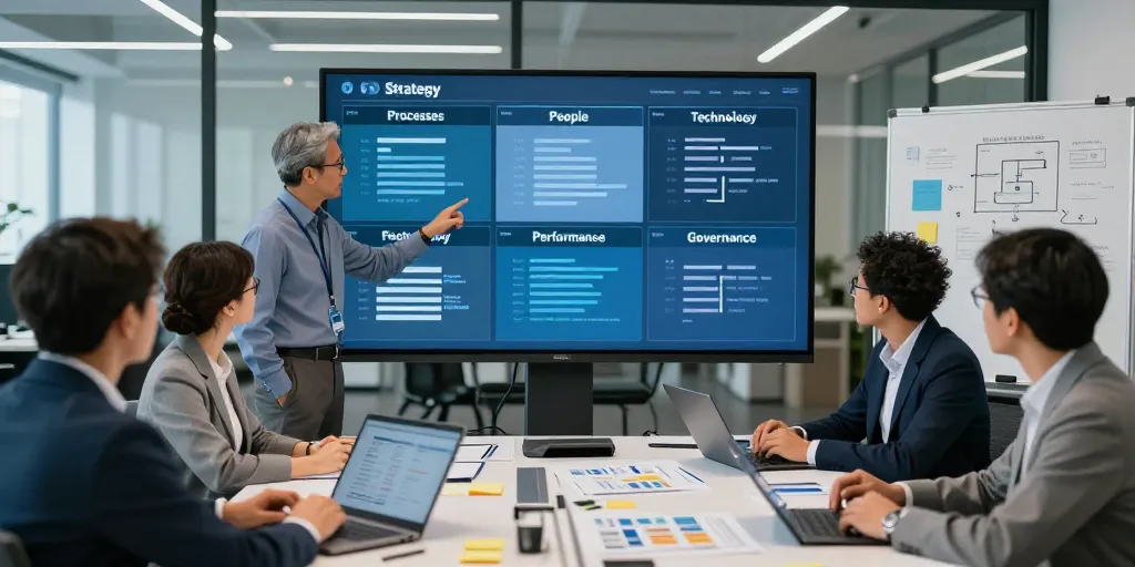 Excellence organisationnelle active : la mise en œuvre selon six piliers opérationnels