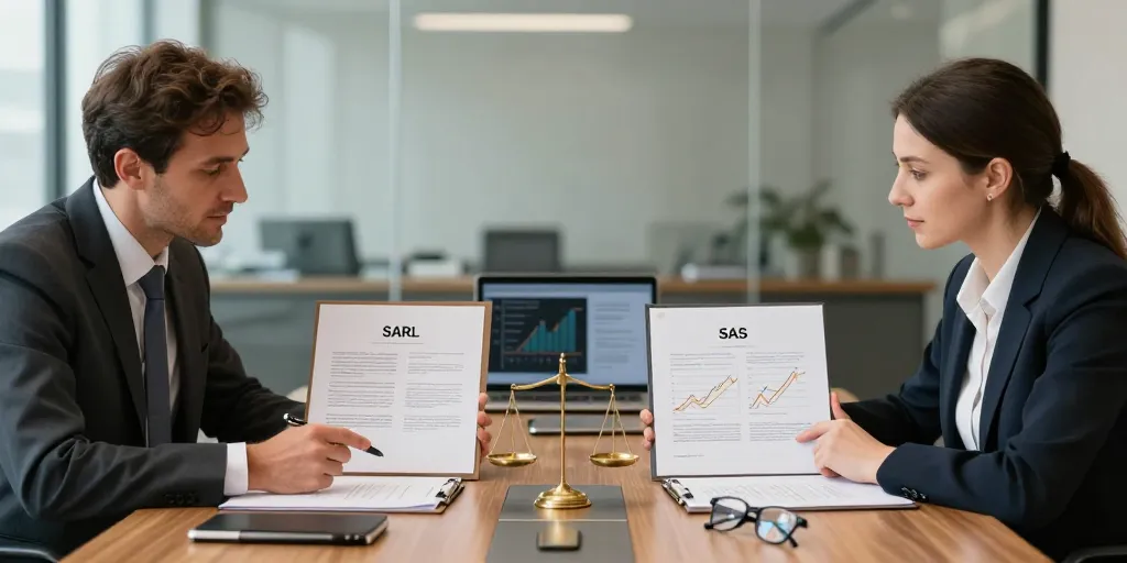 Différence entre part social et action : le choix SARL ou SAS