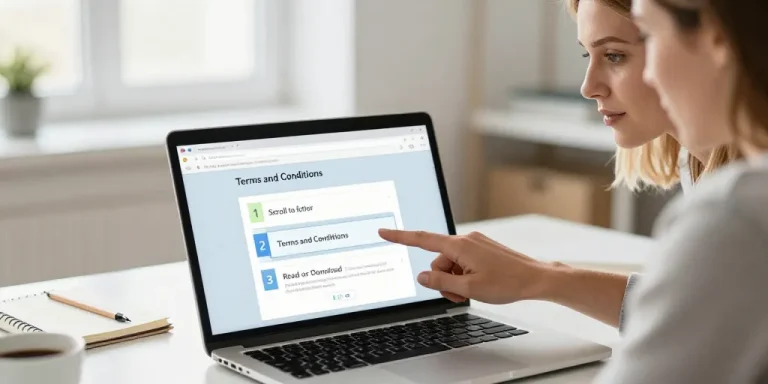 comment trouver les conditions generales d'un site
