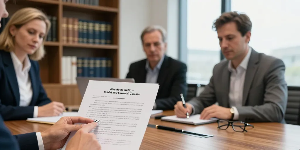 Rédaction des statuts SARL : le modèle et les clauses essentielles