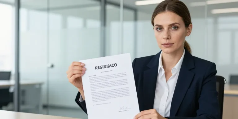 lettre de résiliation du contrat de travail